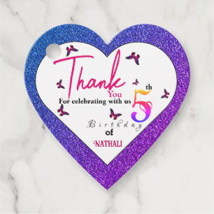Fluttering Fun Favour Tags