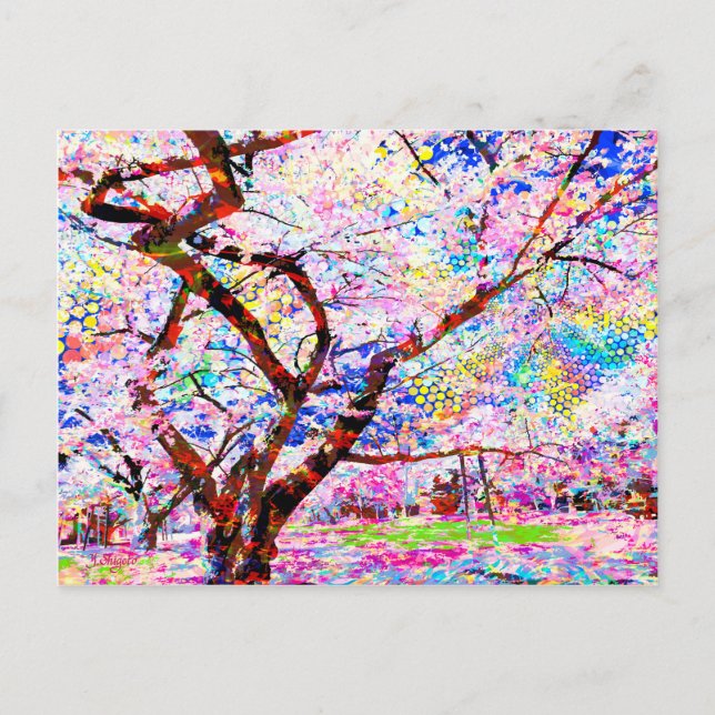 Fluttering Heart Postcard (Front)