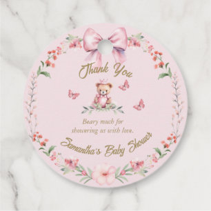Fluttering Joy: Blooms and Butterflies Favour Tags