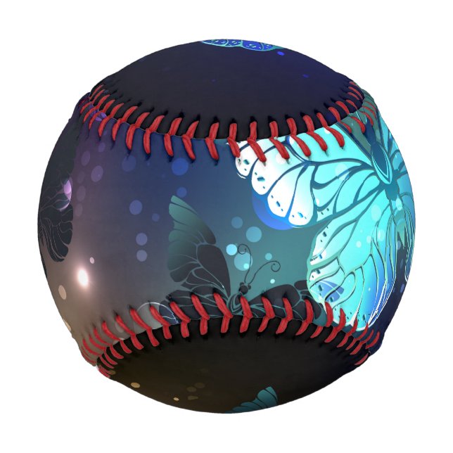 Fluttering Night Butterfly Baseball (Front)