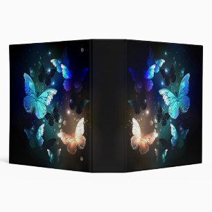 Fluttering Night Butterfly Binder