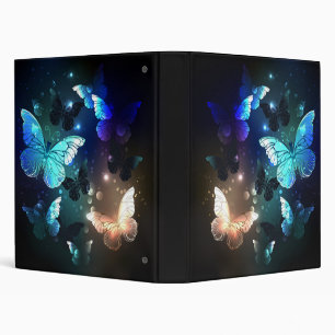 Fluttering Night Butterfly Binder