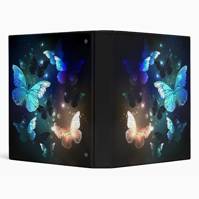 Fluttering Night Butterfly Binder (Background)
