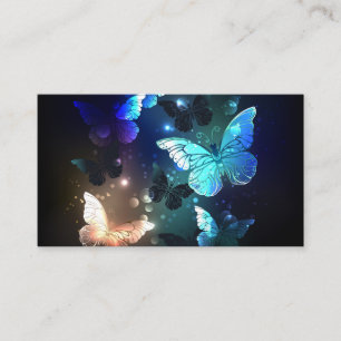 Fluttering Night Butterfly Business Card