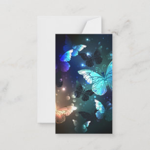 Fluttering Night Butterfly Card