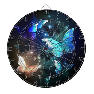 Fluttering Night Butterfly Dartboard