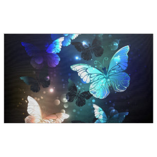 Fluttering Night Butterfly Fabric