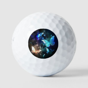 Fluttering Night Butterfly Golf Balls