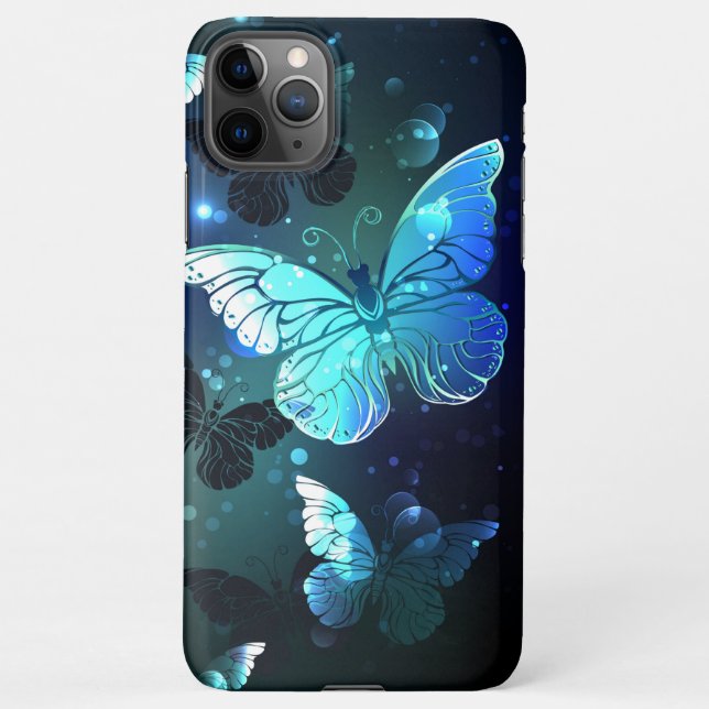 Fluttering Night Butterfly iPhone Case (Back)