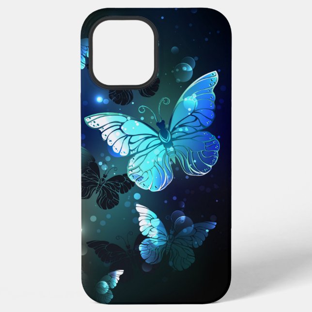 Fluttering Night Butterfly iPhone Case (Back)