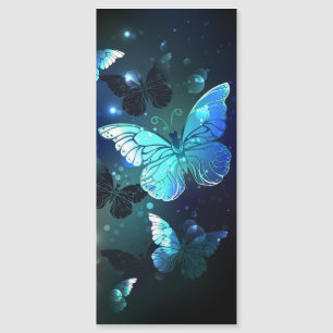Fluttering Night Butterfly Magnetic Invitation