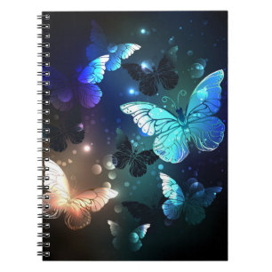Fluttering Night Butterfly Notebook