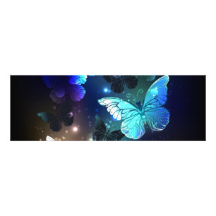 Fluttering Night Butterfly Photo Print
