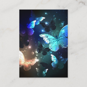 Fluttering Night Butterfly Place Card