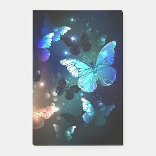 Fluttering Night Butterfly Post-it Notes