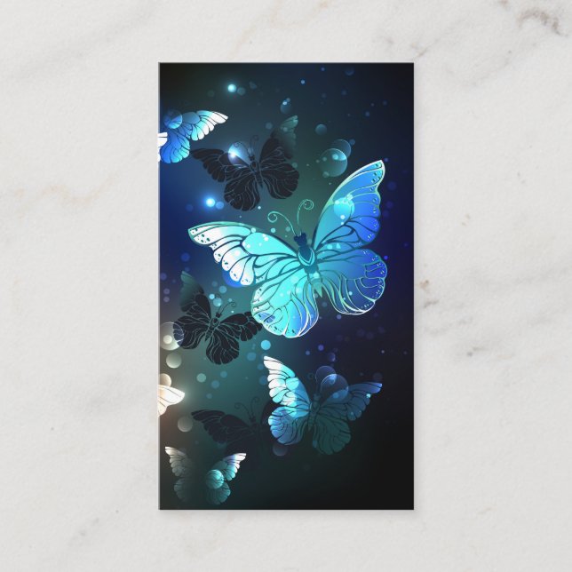 Fluttering Night Butterfly Referral Card (Front)