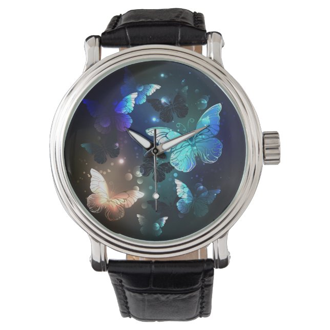 Fluttering Night Butterfly Watch (Front)