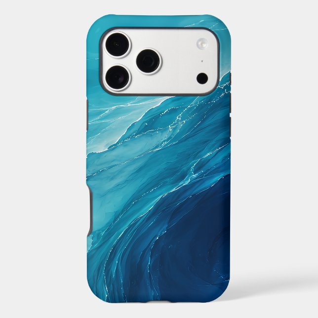 Flux d'Océan Turquoise de Luxe (Verso)