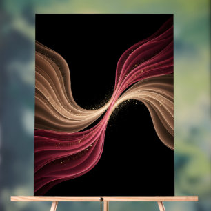 Flux Éternel d'Amour — Art Romantique Abstrait