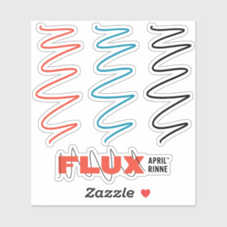 Flux Swirl Vinyl Sticker