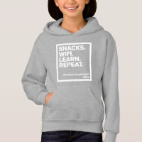 FLVS Snacks. WiFi. Learn. Repeat., Grey Youth 