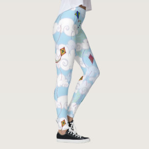 Fly A Kite Design Leggings