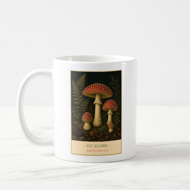 Fly Agaric Coffee Mug (Left)