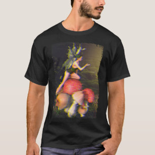 Fly Agaric Fairy Mushroom Psychedelic Crazy Mind T-Shirt