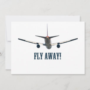 Fly away airplane