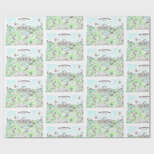 Fly Away Home Gift Wrap