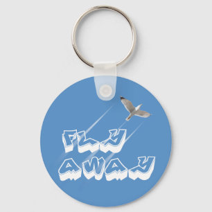 Fly away keychain