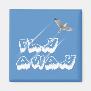 Fly away magnet