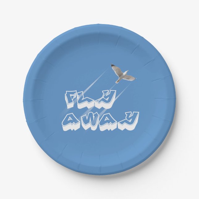 Fly away paper plate (Front)