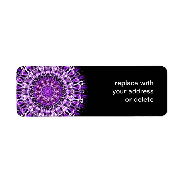 Fly Away Purple Kaleidoscope (Front)