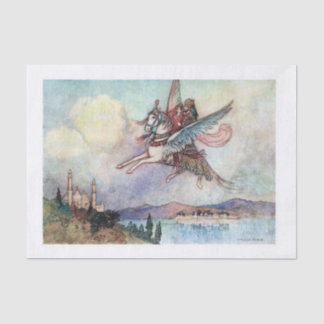 Fly away tissue paper