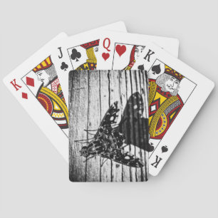fly back playing cards