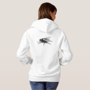 Fly Buddy femme sweat - shirt à capuche blanche