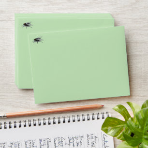 Fly Buddy green small envelopes front