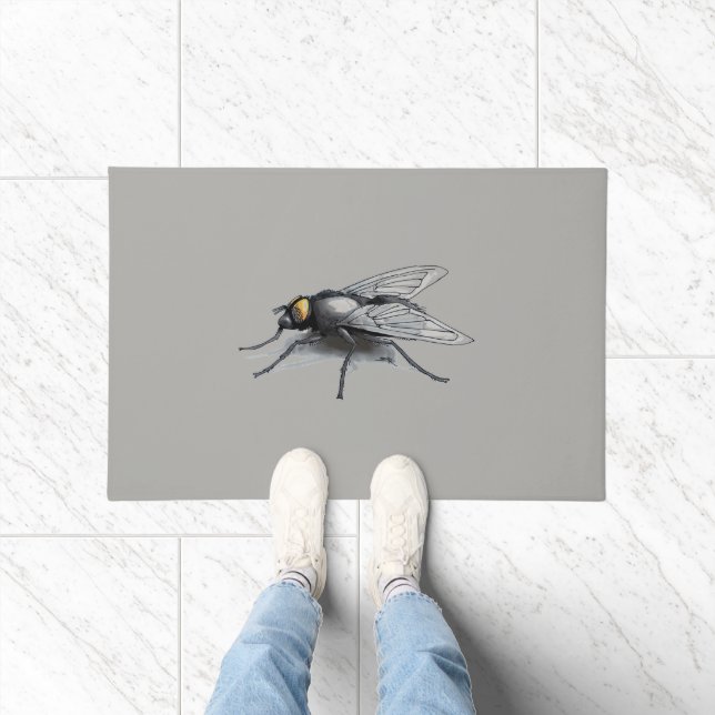 Fly Buddy grey doormat (Indoor)