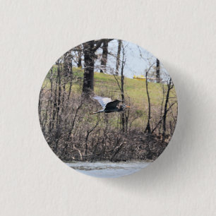 Fly by  1 inch round button