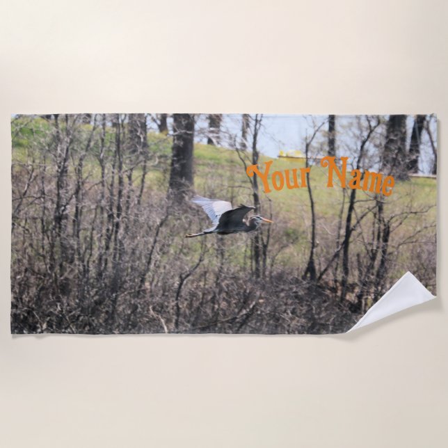 Fly by  beach towel (Front)