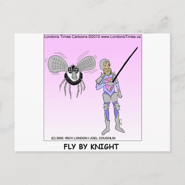 Fly By Knight Funny Gifts Tees Mugs Cards & More (Front)