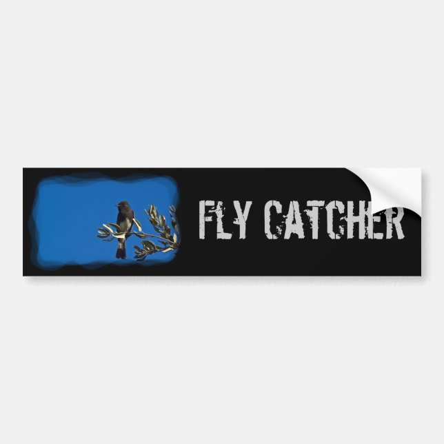Fly Catcher Bumper Sticker (Front)