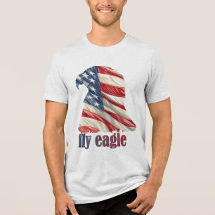 Fly Eagle – USA Pride Edition Tri-Blend Shirt