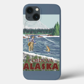 Fly Fisherman - Cordova, Alaska iPhone 13 Case
