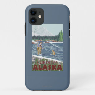 Fly Fisherman - Cordova, Alaska iPhone 11 Case