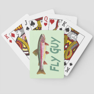 Fly Fisherman Playing Cards