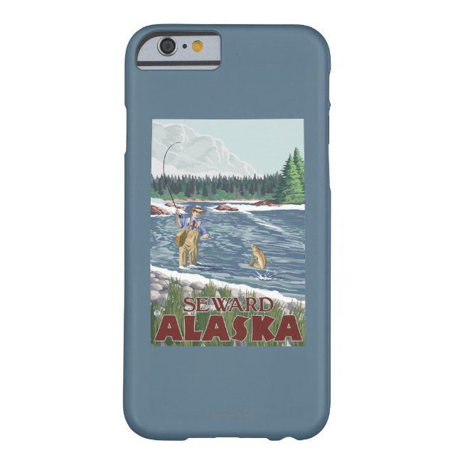 Fly Fisherman - Seward, Alaska Case-Mate iPhone Case (Back)