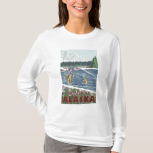 Fly Fisherman - Skagway, Alaska T-Shirt