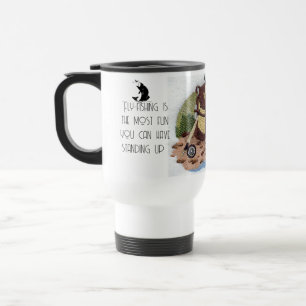 "Fly Fisherman" Travel Mug